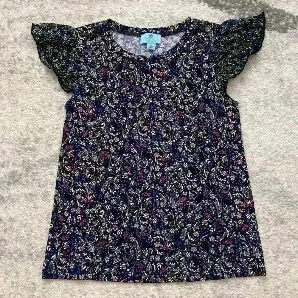Cece floral blouse